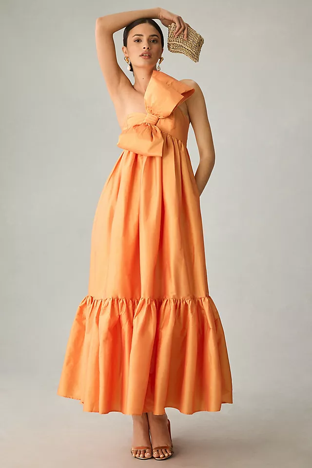 Atsu Bow Dress ORANGE