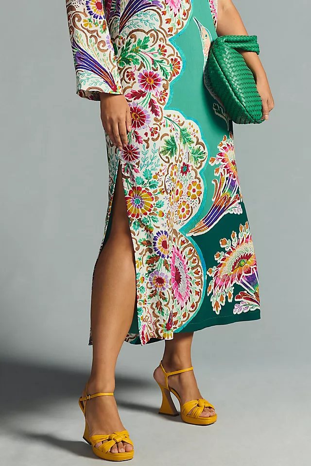 One-Shoulder Printed Shift Dress ASSORTED