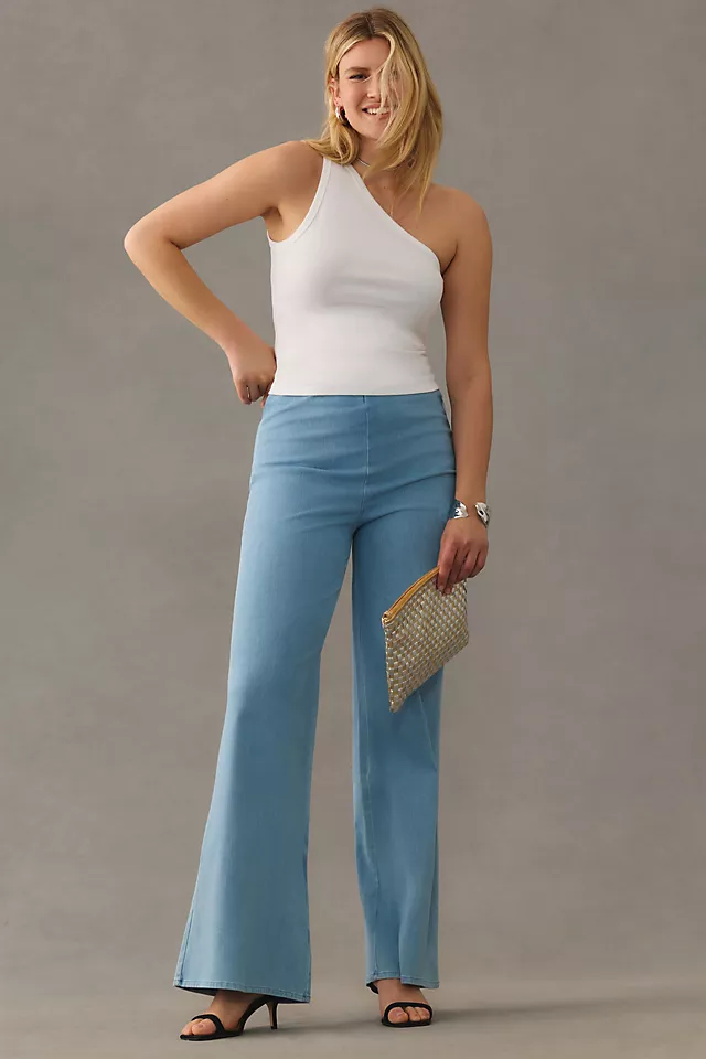 Pull-On Palazzo Jeans DENIM LIGHT