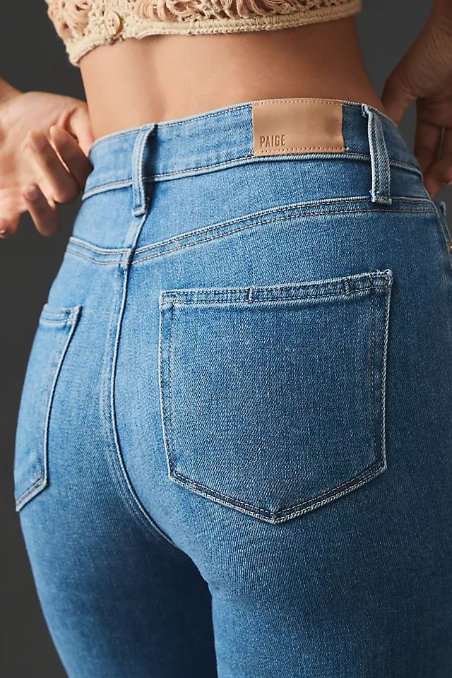 Crop Flare Jeans DENIM MEDIUM BLUE