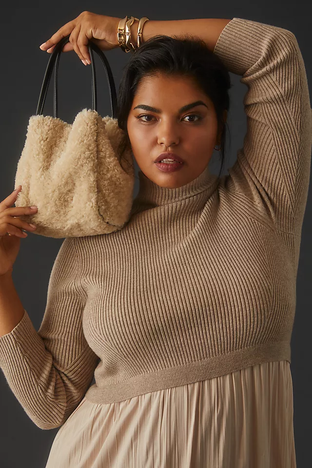 Twofer Sweater Dress NEUTRAL MOTIF