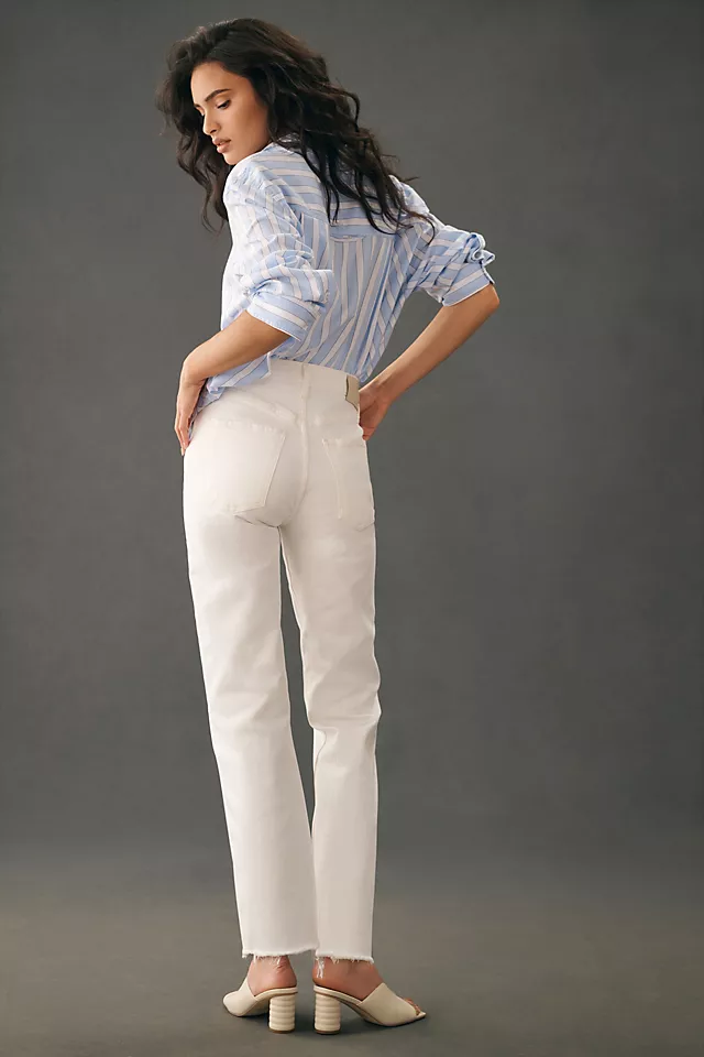 Wide Straight Jeans WHITE