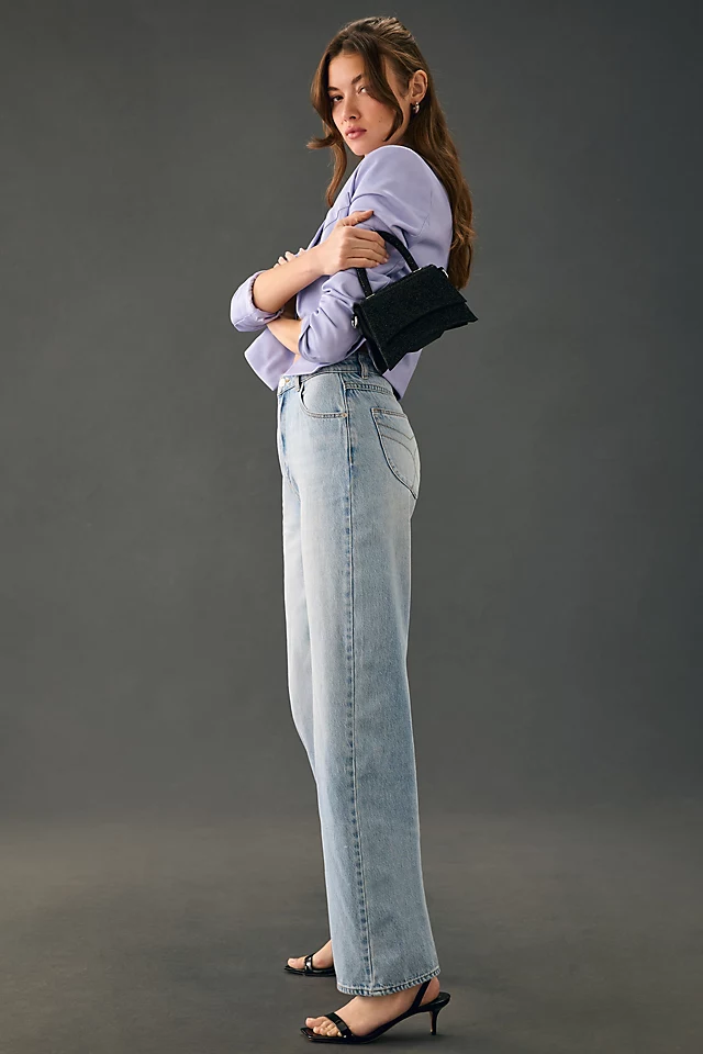 Straight-Leg Ankle Jeans DENIM LIGHT