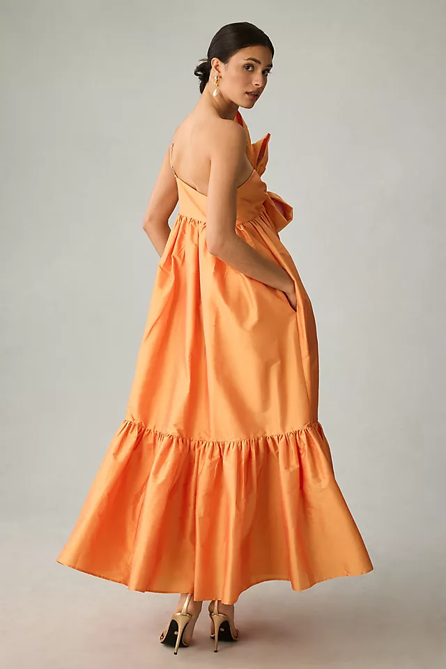 Atsu Bow Dress ORANGE