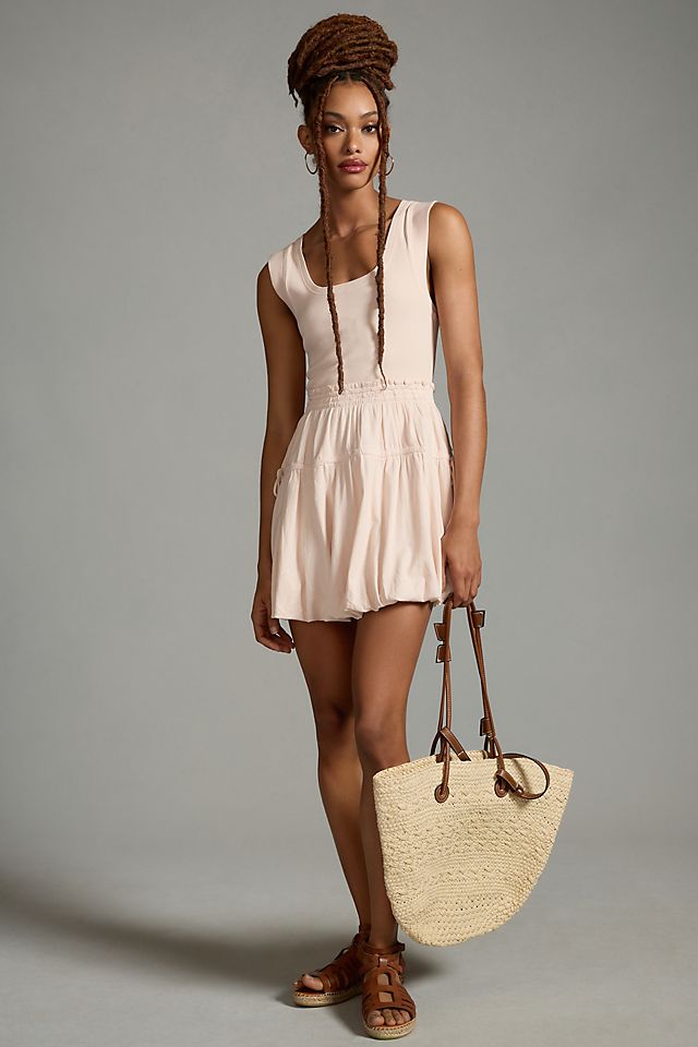 Mini Bubble Dress LATTE