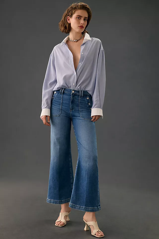 Wide-Leg Crop Jeans KARLYN