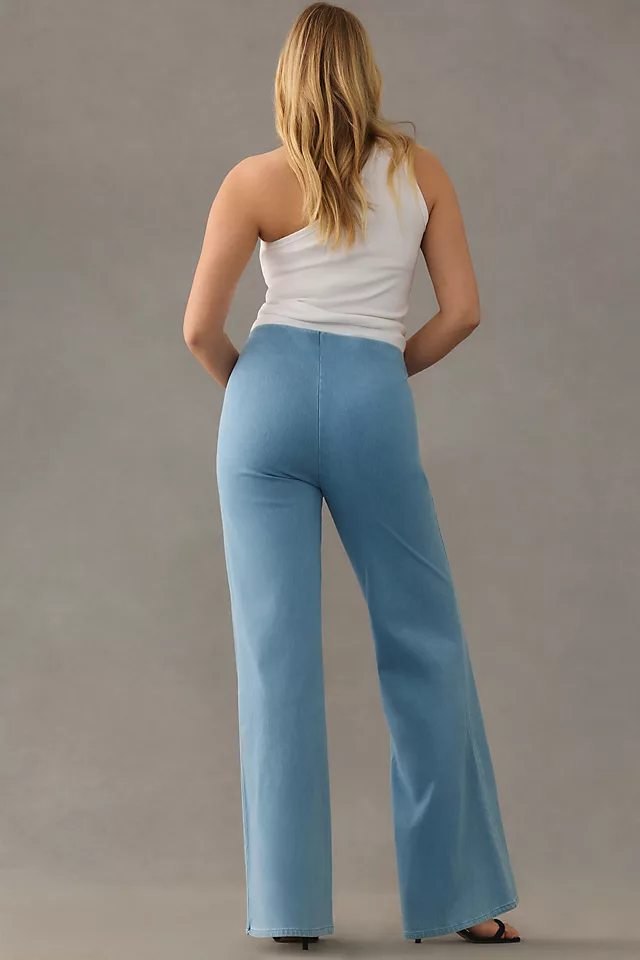 Pull-On Palazzo Jeans DENIM LIGHT