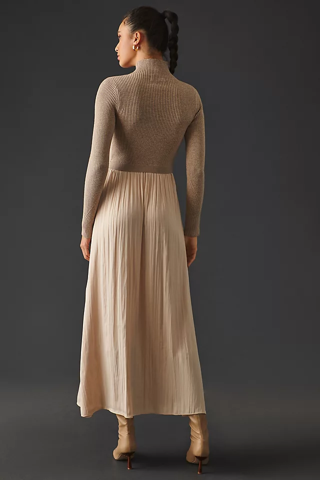 Twofer Sweater Dress NEUTRAL MOTIF