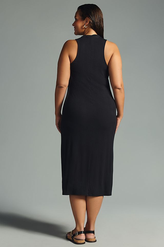 Slim Racer Dress BLACK