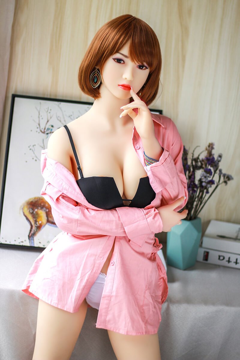 158cm Japanese Short Hair D-cup Sex Doll - Katy