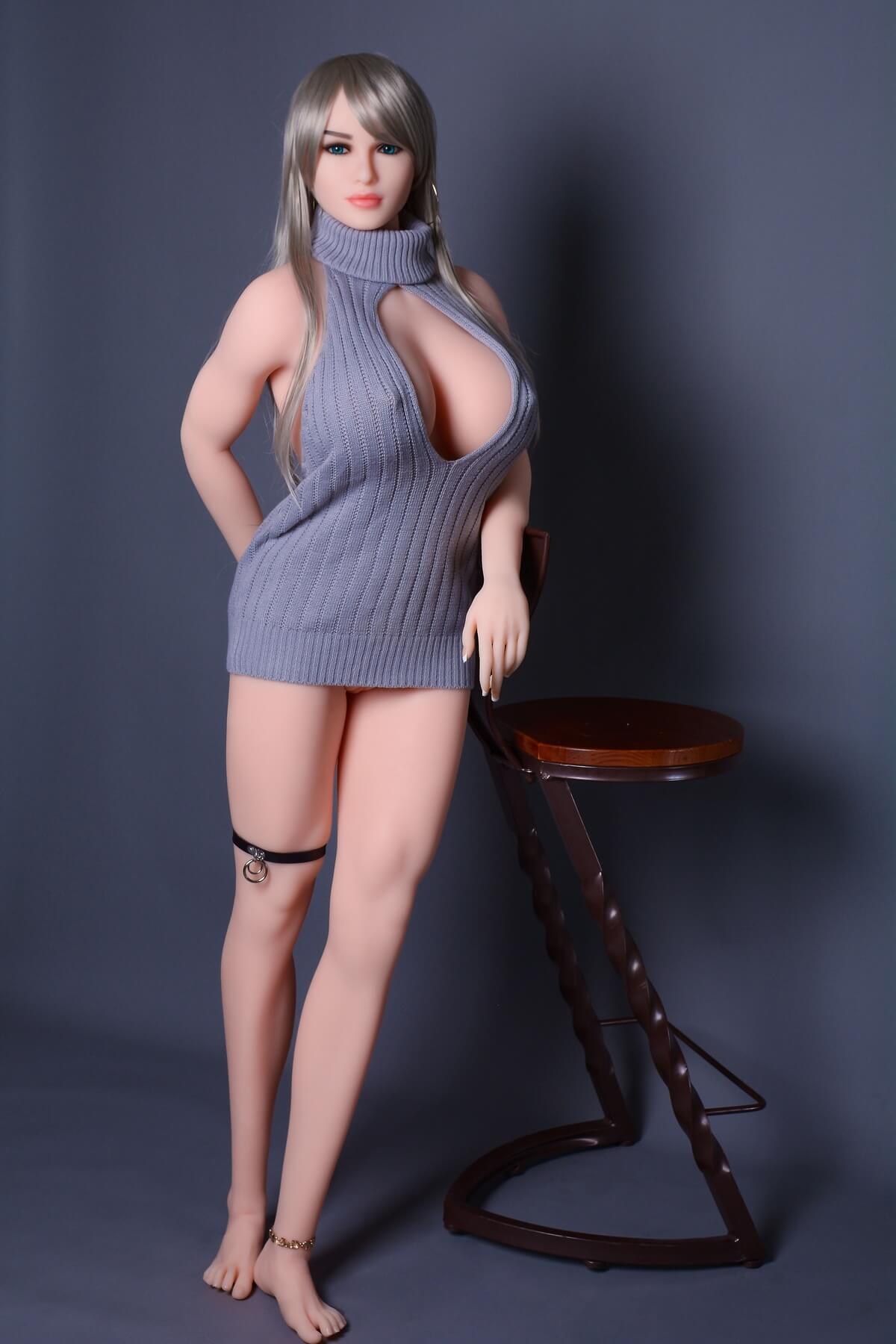 Blue Eye Silicone Curvy Sex Doll - Suzanne