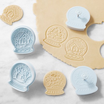 Williams Sonoma Snow Globe Impression Cookie Cutters, Set of 4