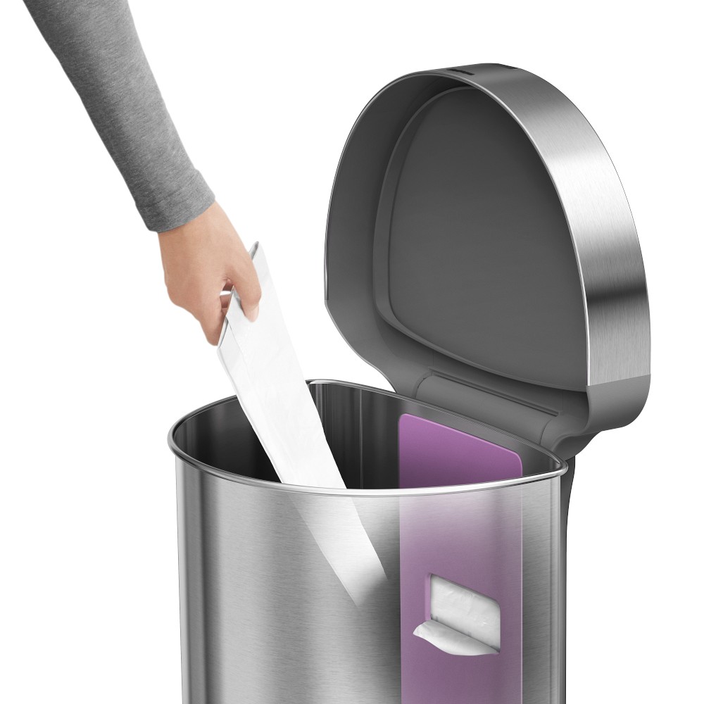 simplehuman™ Semi-Round Sensor Can, 45L