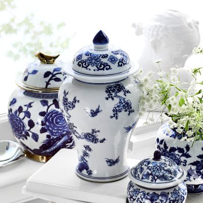 Plum Blossom Ginger Jar