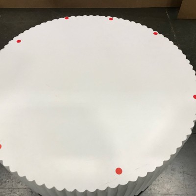 OPEN BOX: Tropea Fluted Round Coffee Table, 42