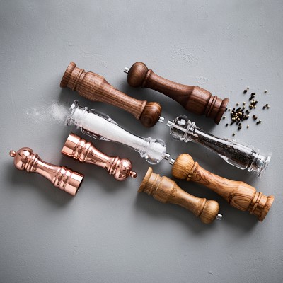 Williams Sonoma Polished Salt & Pepper Mills Set, 6