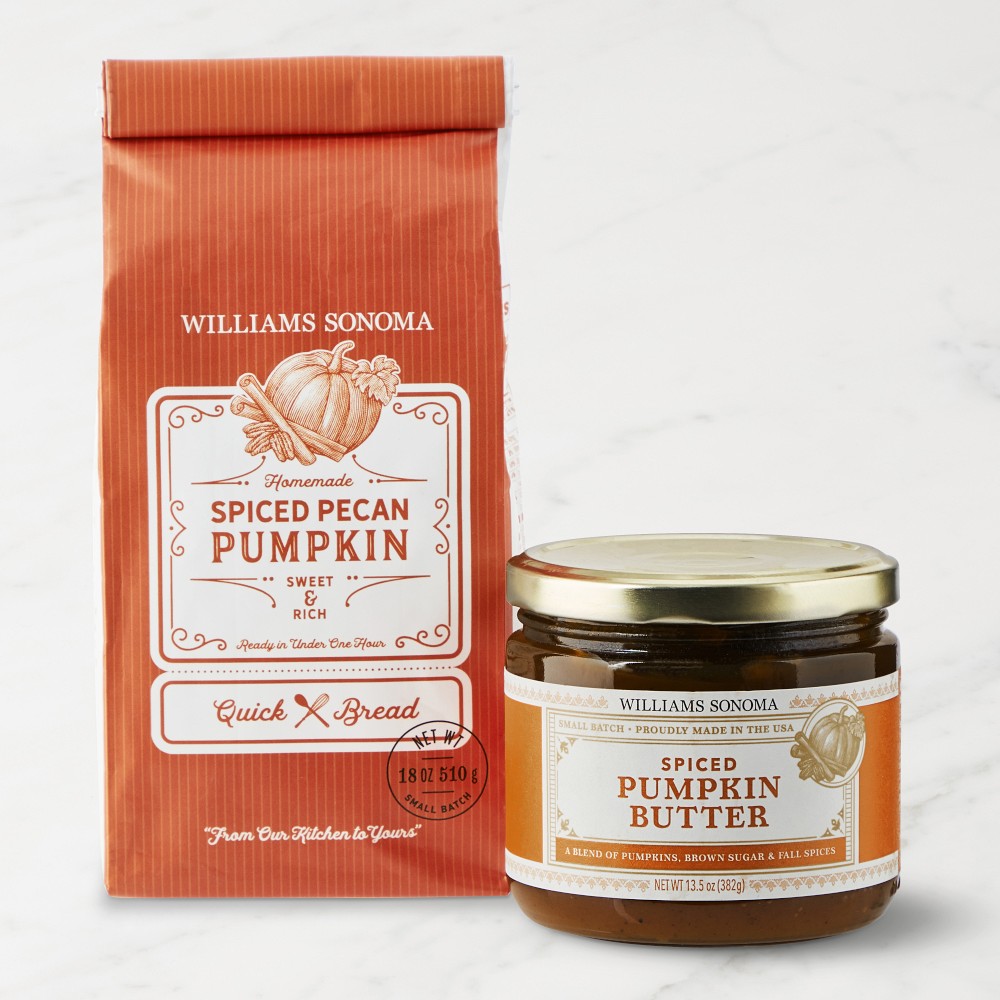Williams Sonoma Pumpkin Pecan Quick Bread & Spiced Pumpkin Butter