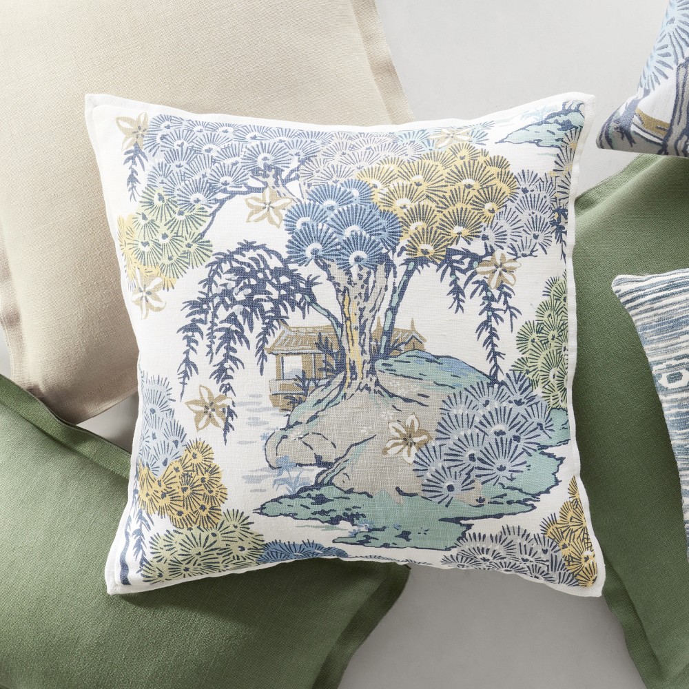 Scalamandré x Williams Sonoma Home Sea of Trees Printed Pillow Cover