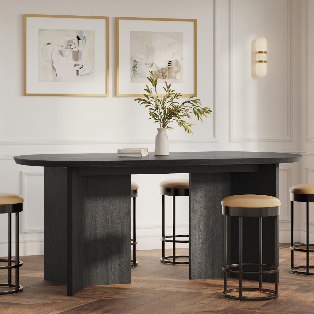 Dietrich Elliptical Bar Height Communal Table (96