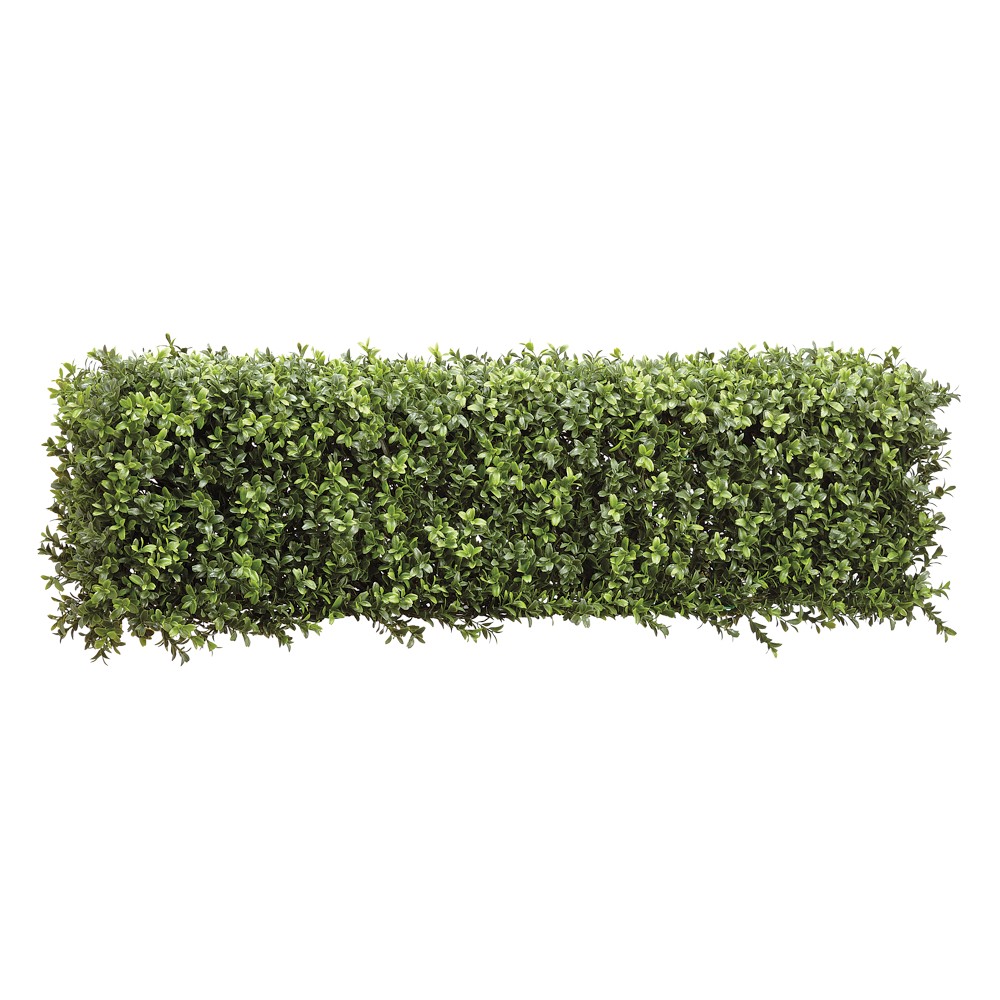 OPEN BOX: UV Protected Faux Boxwood Hedge 3' x 9.5