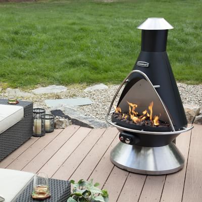 Cuisinart Chimenea Style Propane Fire Pit (29