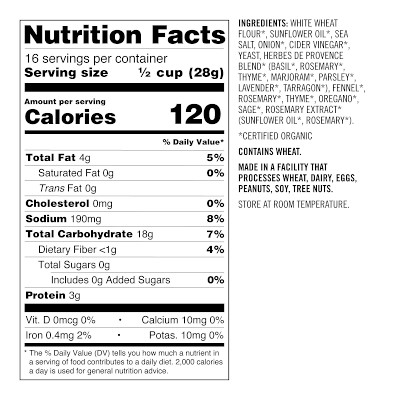 Williams Sonoma Organic Stuffing Mix, French Bread