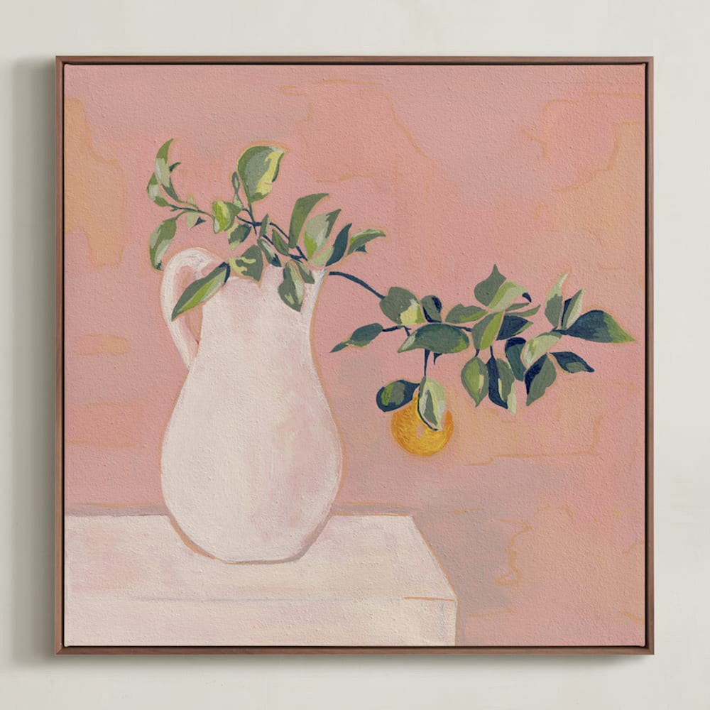 Orange Branch Limited Edition Kitchen Art by Minted