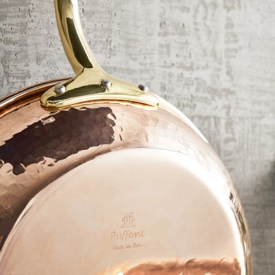Ruffoni Historia Hammered Copper 7-Piece Cookware Set with Acorn Knobs