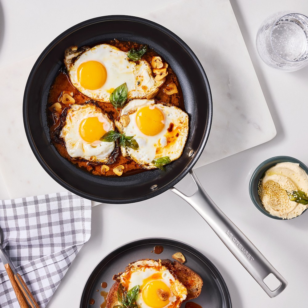 Le Creuset Essential Stainless-Steel Ceramic Nonstick Fry Pan
