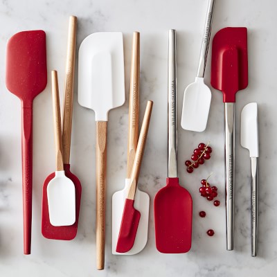 Williams Sonoma Silicone Wood Spoonula with Classic Wood Handle