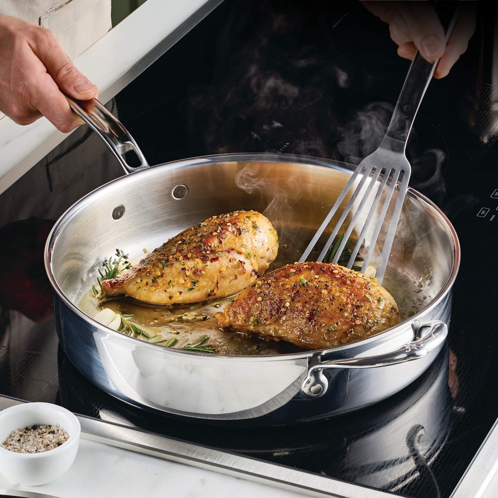 Hestan ProBond Luxe Professional Clad Stainless-Steel 5-Piece Cookware Set