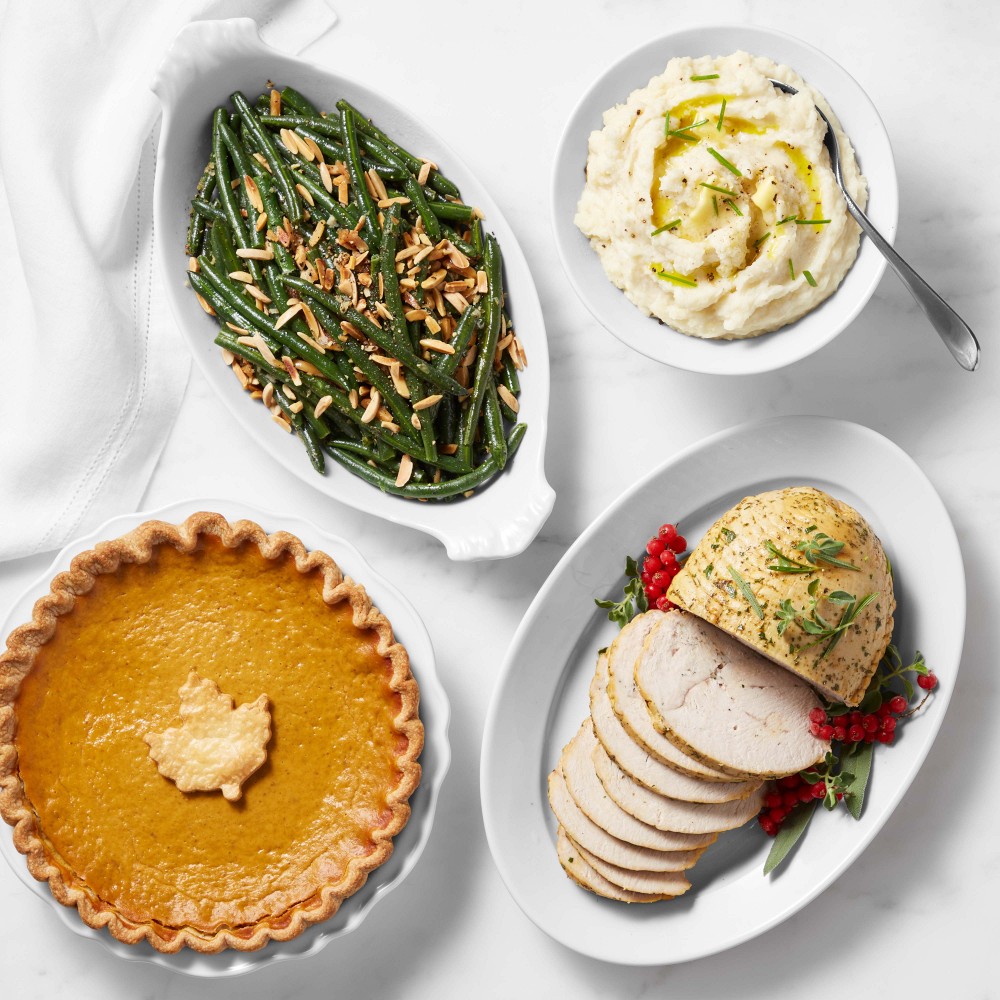 Williams Sonoma Complete Thanksgiving Herb Roasted Turkey Breast Dinner, Serves 4