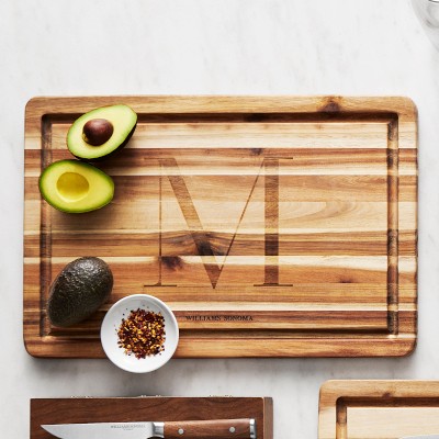 Williams Sonoma Edge-Grain Cutting & Carving Board, Acacia