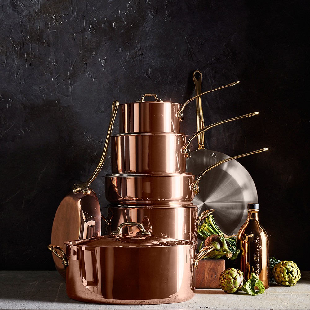 Mauviel M'150B Copper 8-Piece Cookware Set