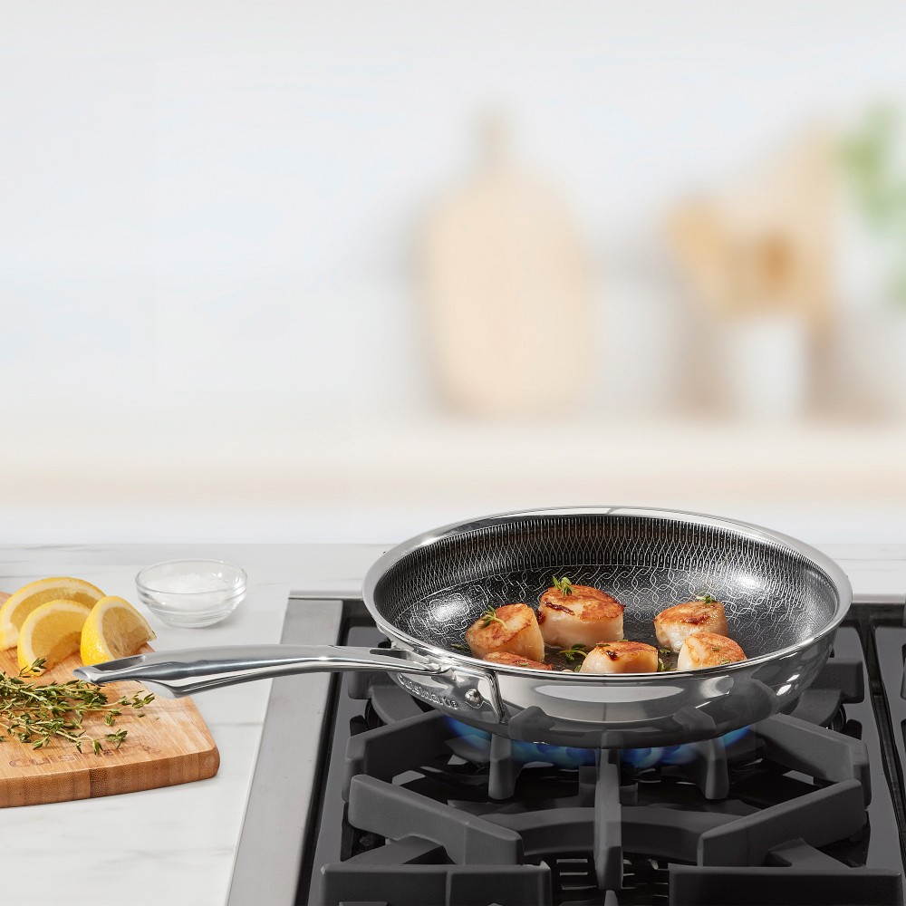 Cuisinart FusionElite+ Hybrid Stainless-Steel Ceramic Nonstick Skillet
