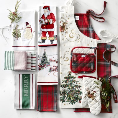 Snowman Embroidered Towels, Set of 2