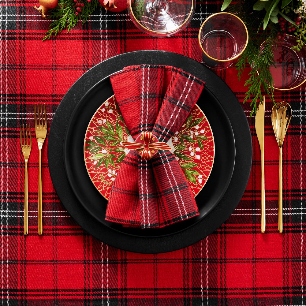 Classic Tartan Plaid Napkins, Set of 4