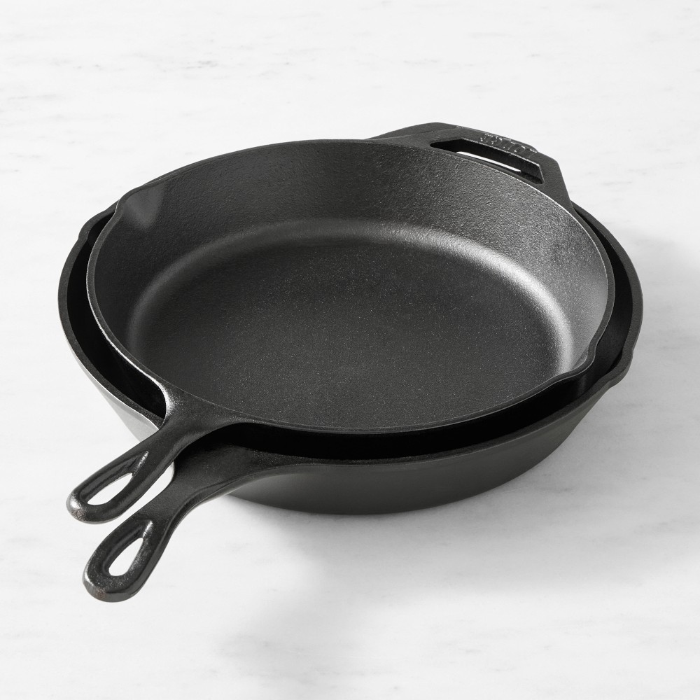 Lodge Seasoned Cast Iron Skillet Set, 12