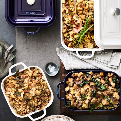 Staub Stoneware Square Covered Baker, 3.2-Qt.