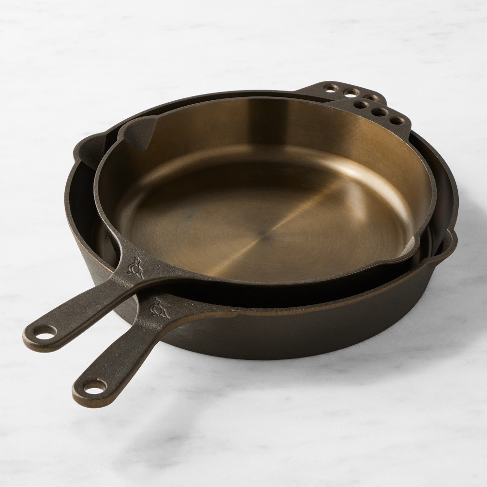 Smithey Seasoned Cast Iron Classic Skillet Set, 10