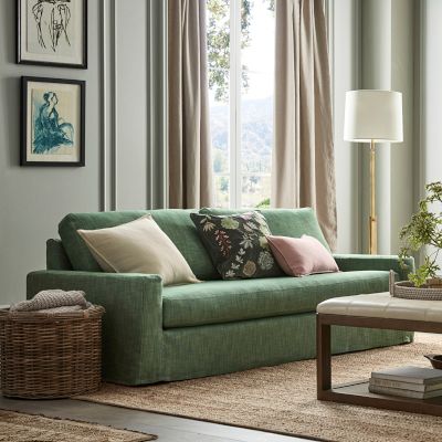 Ghent Square Arm Slipcovered Sofa (70