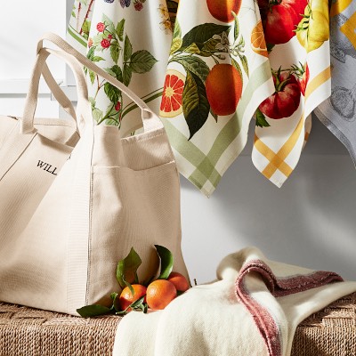 Orange Tea Towels, Set of 2