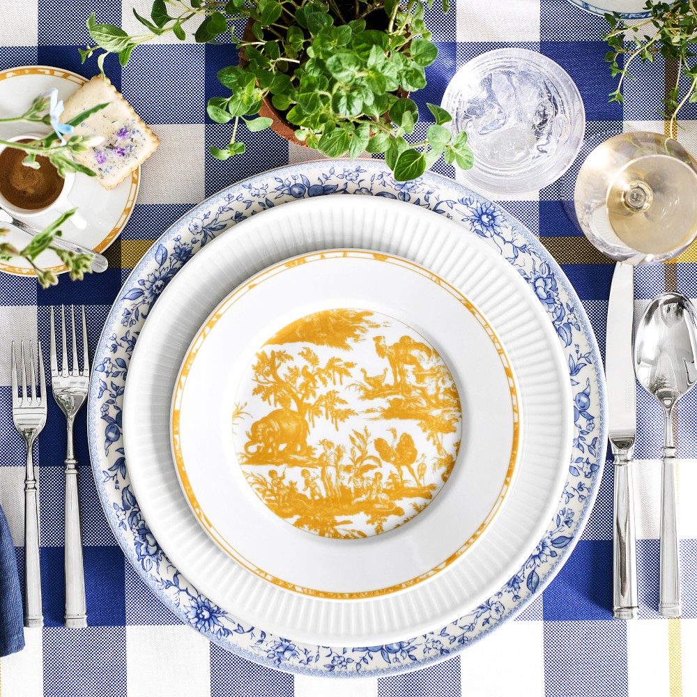 English Floral Charger