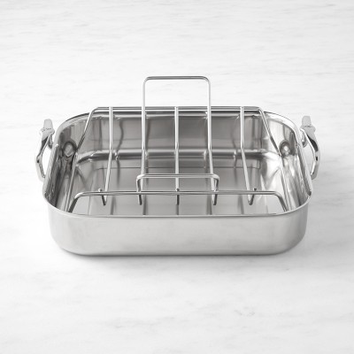 Hestan Provisions Polished Stainless-Steel Classic Roaster with Rack
