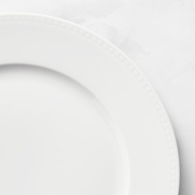 Apilco Beaded Hemstitch Porcelain Cups & Saucers