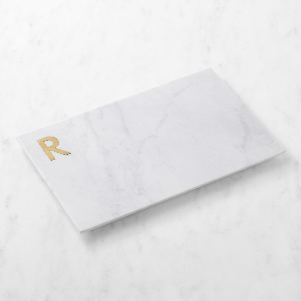 Marble & Brass Monogram Board