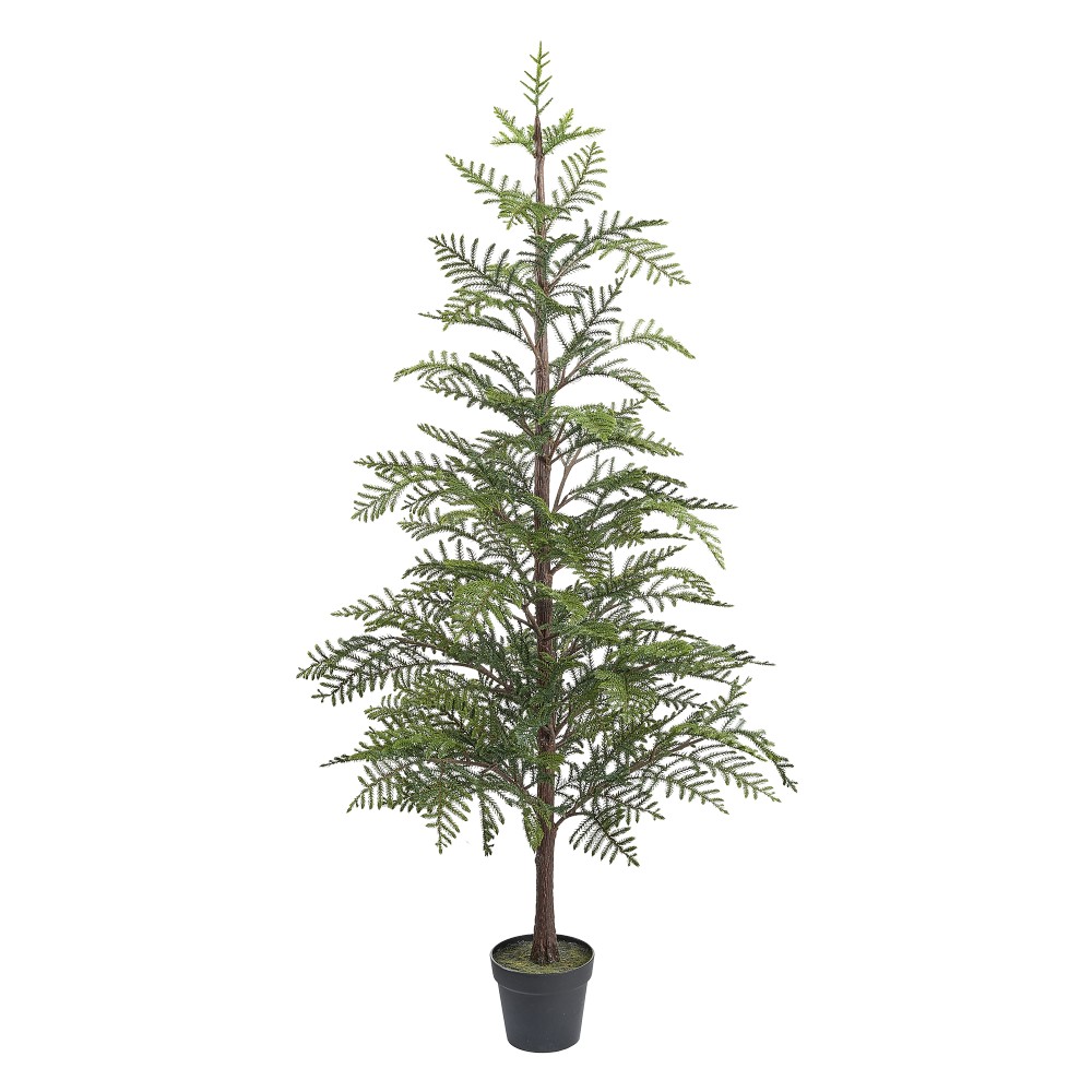 Faux Norfolk Pine Tree in Pot, 72