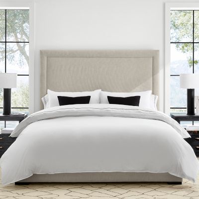 Irving Nontufted Upholstered Bed & Headboard