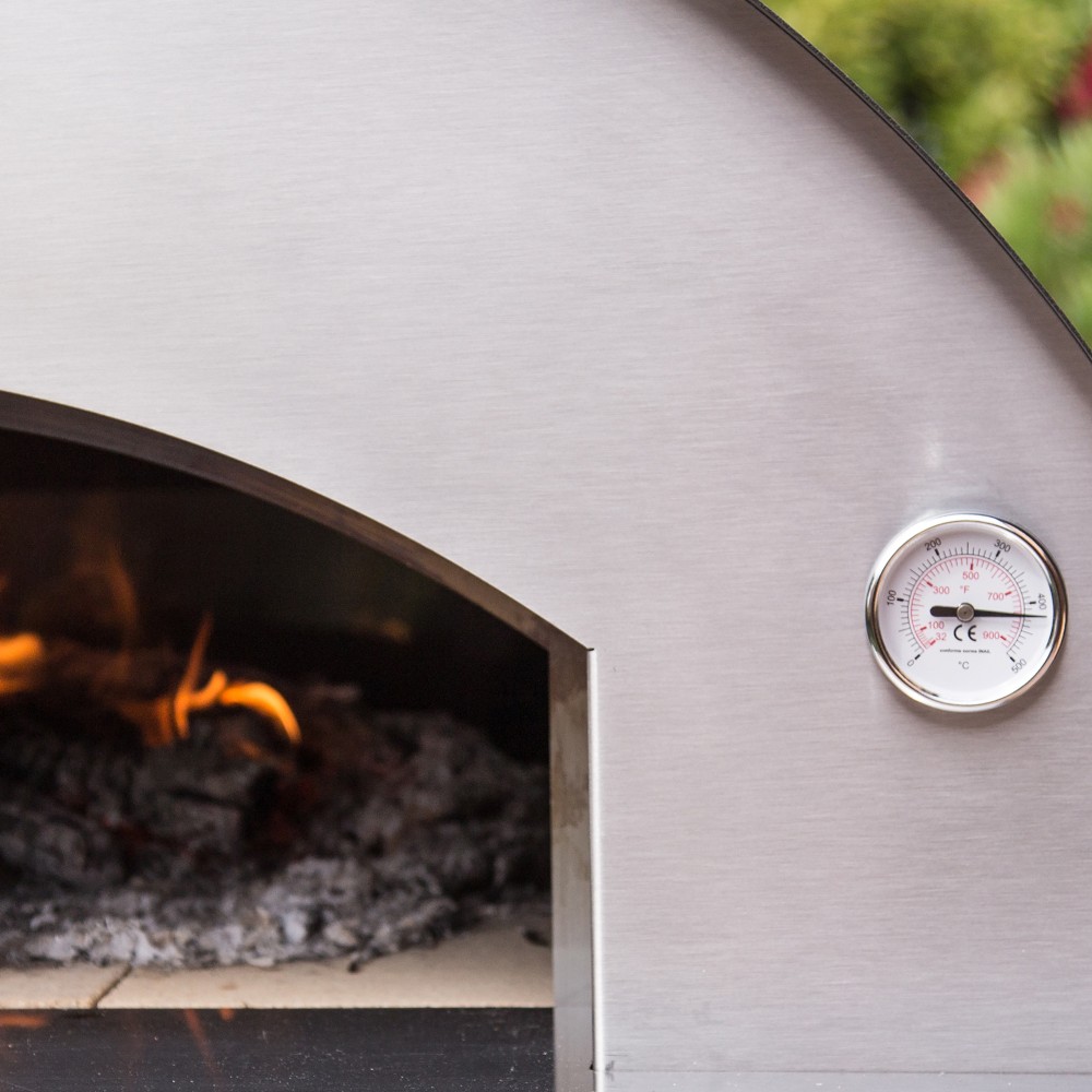Fontana Forni Marinara Wood-Fired Pizza Oven & Cart