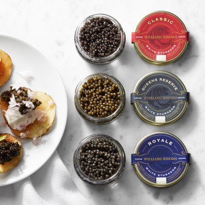 Williams Sonoma White Sturgeon Caviar Trio, 3-oz